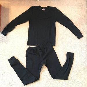 2-Piece Thermal Underwear Set Waffle Knit Base Lay